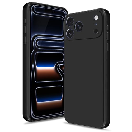 Btstring Silicone Case for iPhone 17 Pro Max, Black