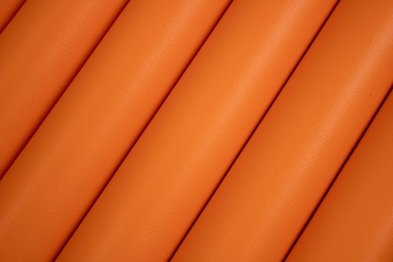 Orange marine vinyl fabric for boats & outdoor furniture
