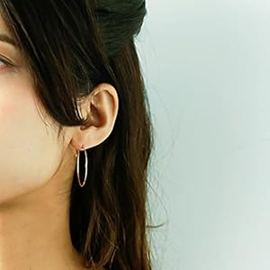 Amazon.co.jp: [ブルーム] BLOOM K14 ゴールドフィルド フープ ピアス  