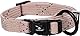 Flamingo Halsband reflektierend Welpe Dolly Taupe XXS - 15-25cm 10mm - Klickschnalle und stufenlos verstellbar