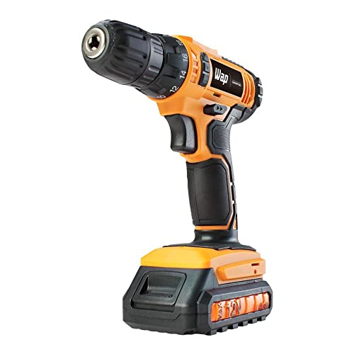 WAP Parafusadeira e Furadeira a Bateria LiIon 12V BPF 12K2 com Maleta e Kit de 13 Acessórios Parafus