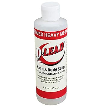 D-Lead Hand & Body Soap, Dye & Fragrance-Free, 8 oz, 4221ES-008...