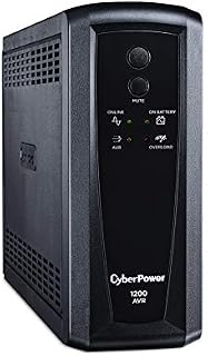 CyberPower CP685AVRLCD Intelligent LCD UPS System, 685VA/390W, 8 Outlets, AVR, Compact