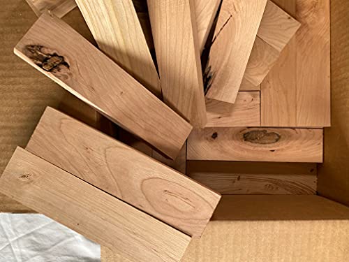 Box of Tiny Wood Board Pieces - All Cherry