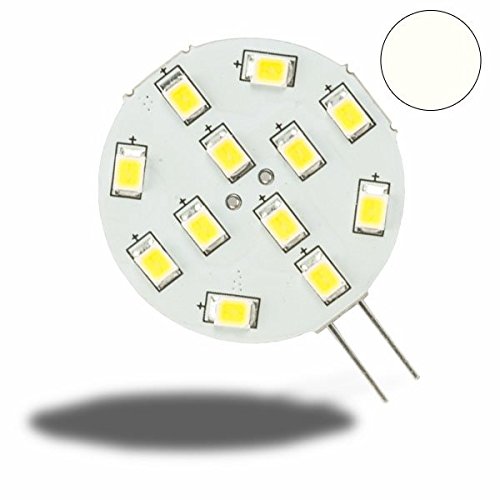 Preisvergleich Produktbild G4 LED 12SMD, 2W, neutralweiss, Pin seitlich - hochwertiges LED Ersatzleuchtmittel für Halogenlampen von Isolicht