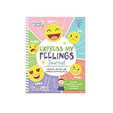 hand2mind Express My Feelings Journal, Mindfulness Journal with a Feelings Wheel, Feelings Books for...