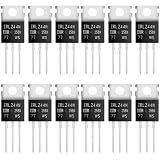 12 Stück IRLZ44N N-Kanal MOSFET Transistor 55V 47A 3 Polig, TO-220AB Leistungs-Gleichrichter Set für PWM Schaltungen, Motorsteuerung, DIY Elektronik
