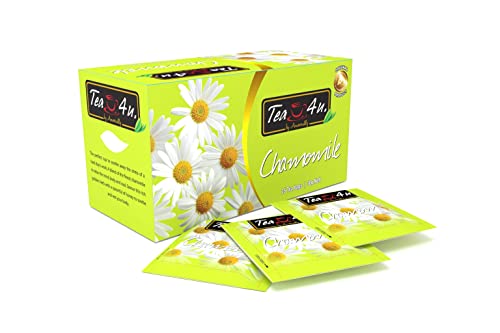 Tea4U Herbal Infusion Tea Bags - Natural & Fresh (Chamomile) #TOP3