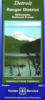 Willamette National Forest - Detroit Ranger District Map