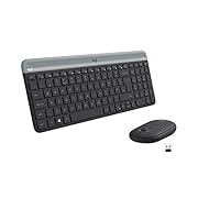 Logitech MK470 Slim Combo Комплект безжична...