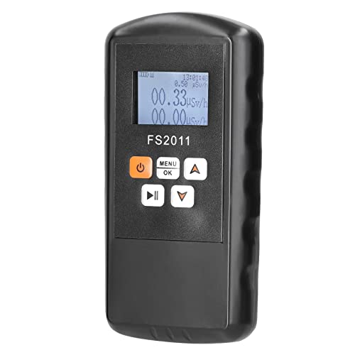 Irfora Détecteur de rayonnement électromagnétique portable 2 en 1 pour laboratoire domestique hôpital multifonction marbre radioactif compteur Geiger numérique grand écran avec