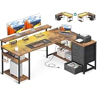Amazon | AODK ゲーミングデスク 引き出し4杯付き パソコンデスク