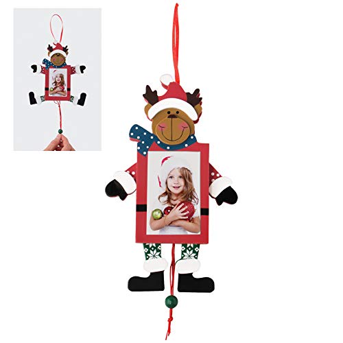Pull String Photo Ornaments (Reindeer) #TOP20