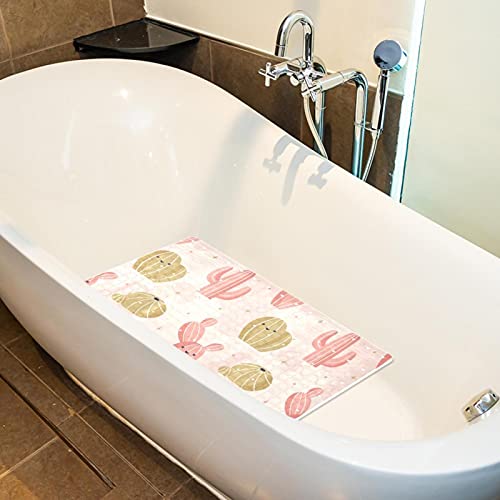 Tapis de douche antidérapant lavable en machine pour baignoire à ventouses - 5