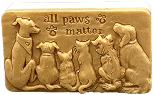 ARTCRAFTMOLDS All Paws Matter Moule en silicone pour savon, plâtre, cire, résine, argile, 141,7 g