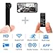 Hidden Spy Camera,1080P WiFi Mini Camera Portable Wireless Security Cameras Video Recorder IP Cameras Nanny Cam with DIY Interchangeable Lens/Motion Detection for Indoor Outdoor Monitoring(Upgraded)