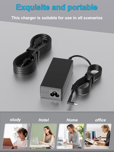 HSXIRQA 65W Charger Compatible with Acer Aspire 1 A114-32 A114-31 A111-31 A111-32 A114-61 A114-33 A114-21 A115-32 A115-31 Aspire 6 A615-51 A615-51G N17Q4 N17Q1 N17Q2 N19C1 N19C2 N18C1 Laptop