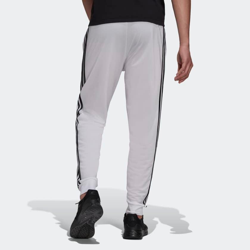 Adidas Mens Warm-up Tricot Tapered 3-Stripes Track Pant White/Black XX-Large - Image 2