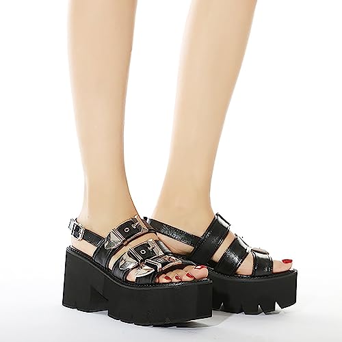 Sandales à talons ouverts chaussures de printemps légères - 6