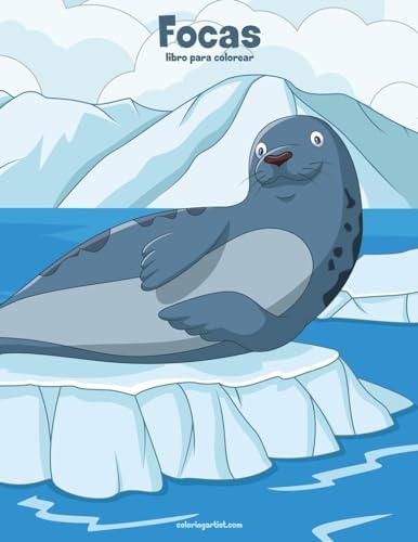 Focas libro para colorear 1