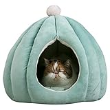 Cactus Pet Condo for Cats, Puppy and Small Dogs in Super Plush Self-Warming Material – Machine...
