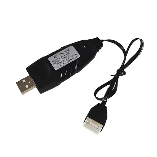 Black 11.1V 500mA Battery USB Charger for Quadcopter Drone