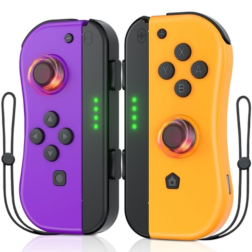 Bonacell Joy Pad Controller For Switch Replacement,Left And Right Controllers Joystick With Dual Vibration/Gyro/Wake-up function Gamepad For Switch Lite/OLED