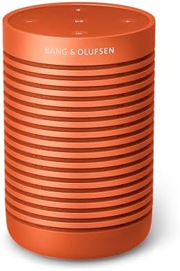 Bang & Olufsen Beosound Explore - Wireless Outdoor Bluetooth Speaker, IP 67 Dustproof and Waterproof, BornFire Orange
