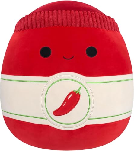 Squishmallows Official Jazwares 8-Inch Illia Red Sriracha - Add Illia to Your Squad