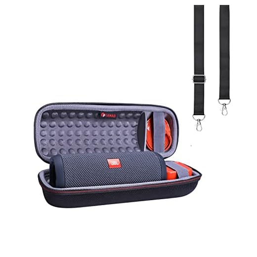 XANAD Väska för JBL Flip 3 or JBL Flip 4 eller JBL Flip Essential högtalare med axelrem