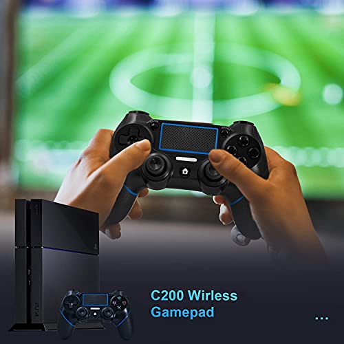 Anivia PS4 Wireless Controller, C200 Gamepad DualShock 4 Console for Playstation 4 Touch Panel Joypad with Dual Vibration Game Remote Control Joystick - Thumbnail 7