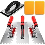 Mehrzweck Spachtelgruppe ohne Befestigungselemente, hergestellt aus hochwertigem Edelstahl für Bauspezialisten. Präzisions Grenzkelle