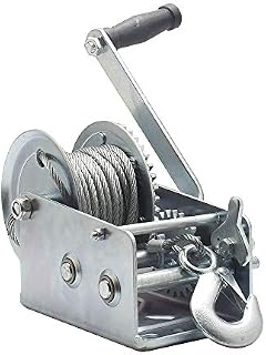 OPENROAD Hand Winch Crank Gear Winch, Heavy Duty, up to 2500 lbs