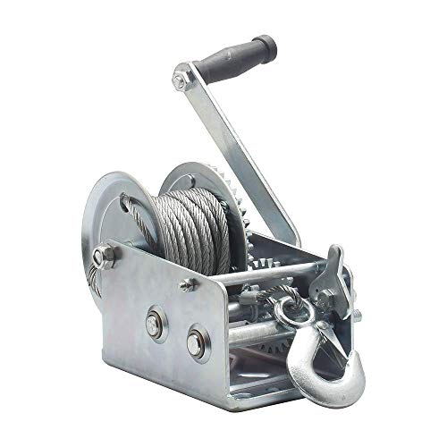OPENROAD Hand Winch Crank Gear Winch, Heavy Duty, up to 2500 lbs
