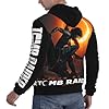 KESATUOT Men's Raider Movie Tomb Hoodies Pullover Sweatshirts With Pockets Fashion Long Sleeve Hoodies and Sweatshirts for Men Multicolor L #2