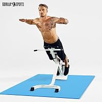 GORILLA SPORTS® Bodenschutzmatte Fitness - 6/8 / 16/18 Stück, Eva | 60x60 oder 30x30, Rutschfeste Puzzlematte, stoßdämpfend und geräuscharm für Home Gym, Krafttraining und Fitnessgeräte – Ansicht 9