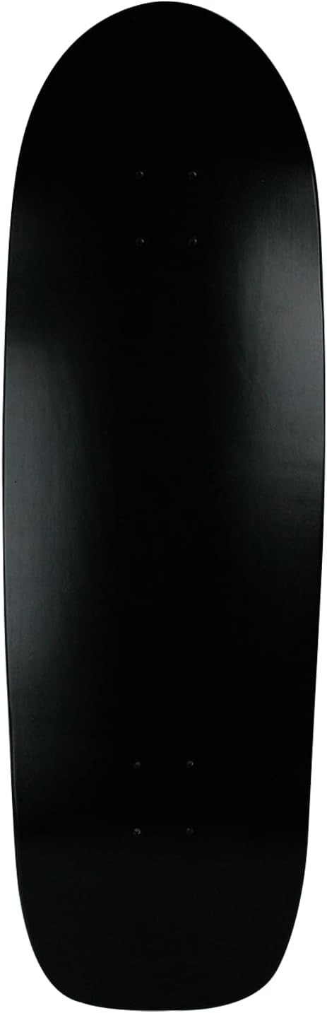 Moose Old School Skateboard Deck (10" x 33", Black)