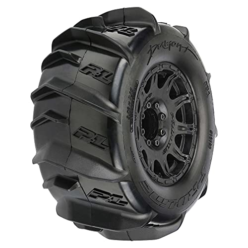 Pro-Line Racing Dumont 3.8 Paddle MTD on Raid Blk 17mm F/R PRO1019210 RC Tire