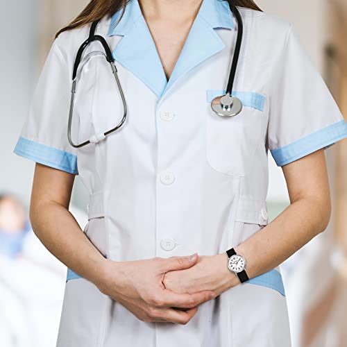 Boshiya Nurse Watch, Nursing Watch For Nurse, Medical Professionals And Students, Watch With Second Hand For Nurses Easy To Read Waterproof, Medical Watch12/24 Hour Display, Black Silicone Band. #TOP5