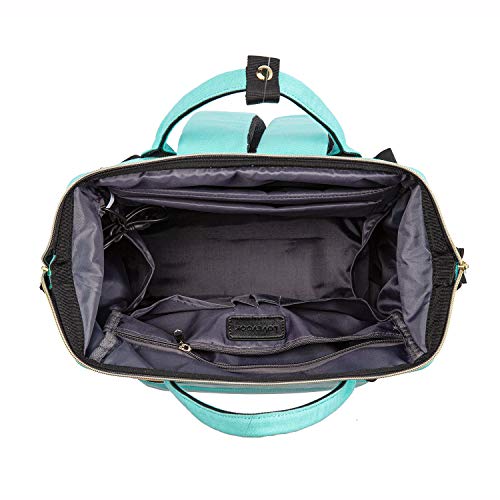 Lovevook Laptop Backpack For Women Fashion Travel Bags Business Computer Purse Work Bag With Usb Port, Light Green, 15.6-Inch #TOP2