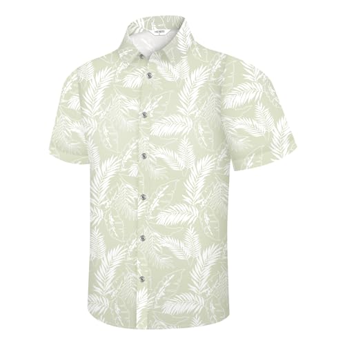 Image of Hawaiian Shirt for Men Tropical Shirts Summer Beach Button Down Short Sleeve Luau Aloha Floral Cruise Vacation Outfit 2026
