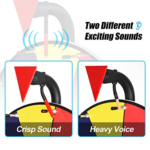 Abitcha 16-Inch Spinning Prize Wheel, 10 Slots Floor Spinner With Heavy Duty Tripod Stand Base - Adjustable Height Tabletop Spin Roulette Wheel For Win Fortune Spin Games At Carnival, Trade Show #TOP3