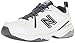New Balance Men's MX608V4 Training Shoe,White/Navy,9.5 D US