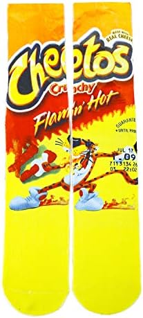 Unisex Crazy Funny Novelty 3D Colorful Athletic Sport Crew Tube Sock,Yellow