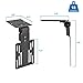 Mount-It! Compact Folding Ceiling TV Mount | Flip Down and Under Cabinet TV Bracket for Small Screens Up to 24 Inches | 90° Tilt and 360° Swivel | VESA 50x50, 75x75, 100x100 | Max 18 lbs