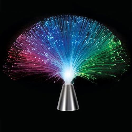 Senermter Lumière à Fibres Optiques LED Changeante de Couleurs - Lampe d'Ambiance Multicolore pour Décoration Chambre, Fêtes, Cadeau