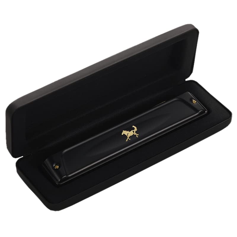 Harmonica Vibrato harmonica Zodiac harpe 24 trous orgue professionnel instrument clé C noir - Les Beatles, Paul McCartney, John Lennon, RIngo Starr, George Harrison Harmonica Vibrato harmonica Zodiac harpe 24 trous orgue professionnel instrument clé C noir – Image 6