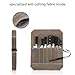 HERSENT Knife Roll,Chef’s Knife Case,Knife Bag,Waxed Canvas Cutlery Knives Holders Protectors,Home Kitchen Cooking Tools And Utensils Wrap Bag Wallet,Multi-Purpose Travel Tool Roll Pouch