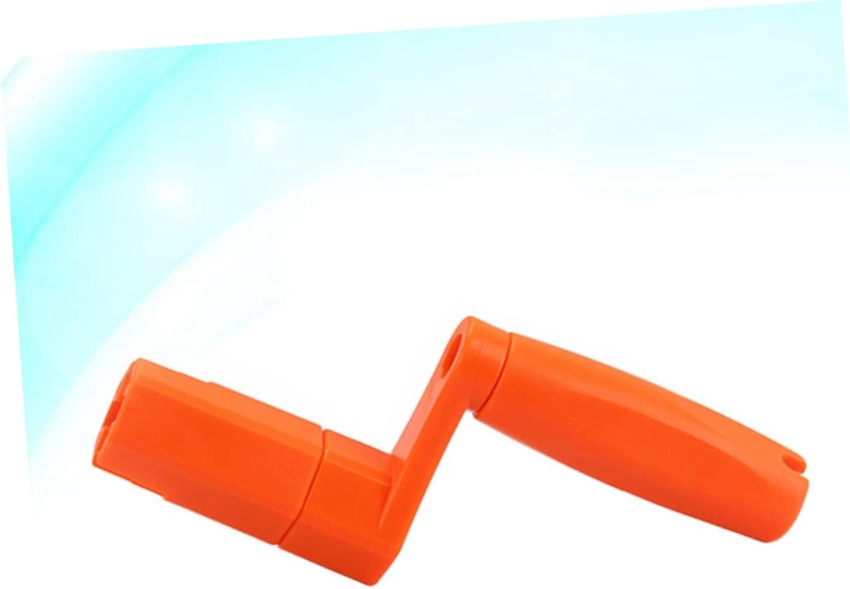 Multifunctional Guitar Peg String Winder and Bridge Pin Puller with Hexagonal Remover Drill Adapter for Guitar Bass Banjo Dobro Mandolin Ukulele Orange
