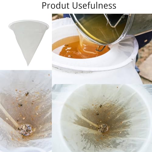 rejopfad Extrator de coador de mel 2 peças, coador balde de 5 galões, ferramenta de extrato de mel d